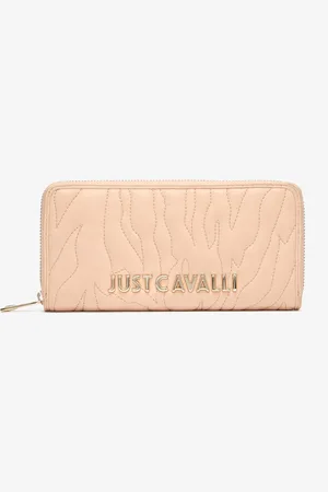 Roberto Cavalli Cartera Pespunteada Con Logotipo