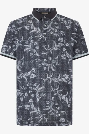Roberto Cavalli Polo Con Estampado Floral