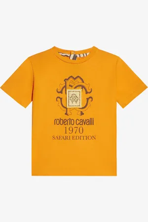 Roberto Cavalli Camiseta Con Monograma Safari Edition