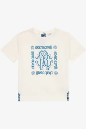 Roberto Cavalli Camiseta Con Logotipo Y Monograma RC