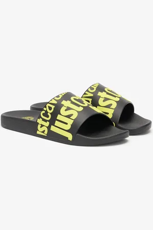 Roberto Cavalli Sandalias Pala Con Inscripción