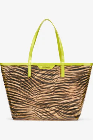Roberto Cavalli Bolso Shopper Estampado Animal Con Pochette