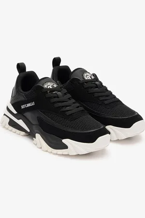 Roberto Cavalli Sneakers with Inserts and Logo