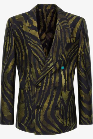 Roberto Cavalli Blazer with Freedom print