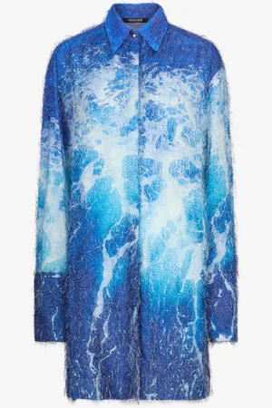 Roberto Cavalli Camisa con Estampado Stretto di Messina