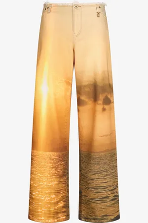 Roberto Cavalli Denim Estampado Sunset