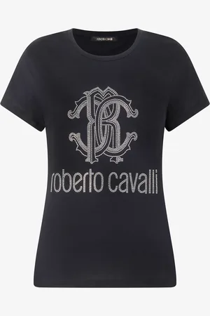 Roberto Cavalli Camiseta Con Monograma RC Y Logotipo Con Tachuelas