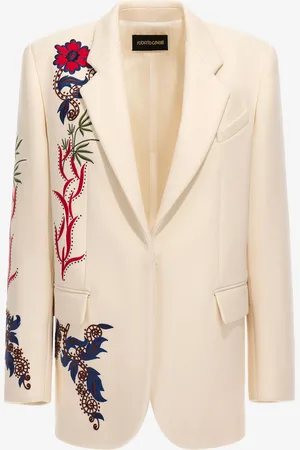 Roberto Cavalli Floral Print Jacket