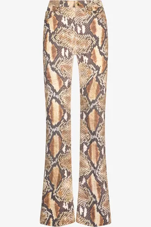 Roberto Cavalli Denim con Estampado de Pitón