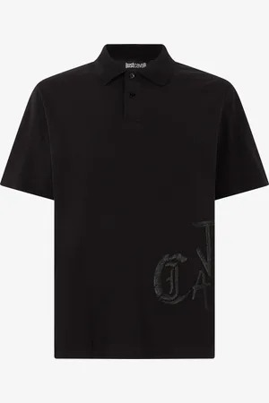 Roberto Cavalli Polo Con Monograma E Inscripción