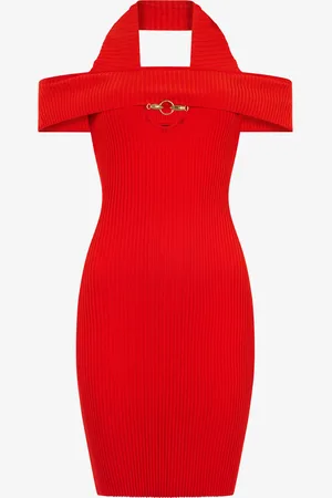 Roberto Cavalli Vestido Corto De Canalé