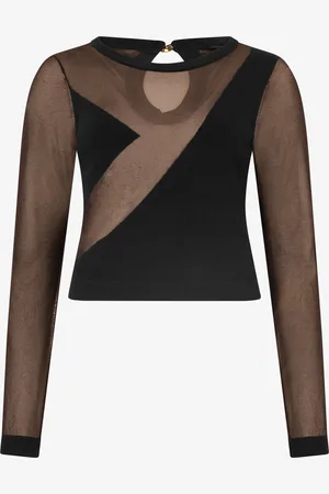 Roberto Cavalli Top Transparente