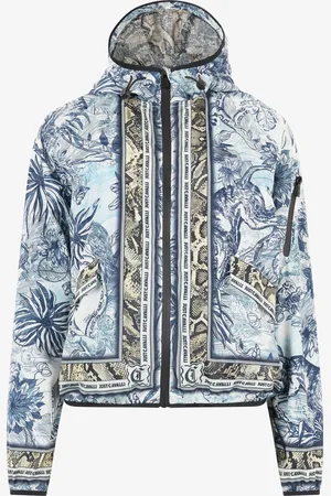 Roberto Cavalli Chaqueta Con Capucha Y Estampado Jungle