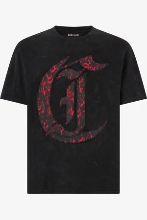 Roberto Cavalli Camiseta Con Parche Monograma JC