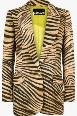 Roberto Cavalli Chaqueta Con Estampado Tiger Skin