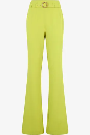 Roberto Cavalli Pantalones Con Cinturón Frontal
