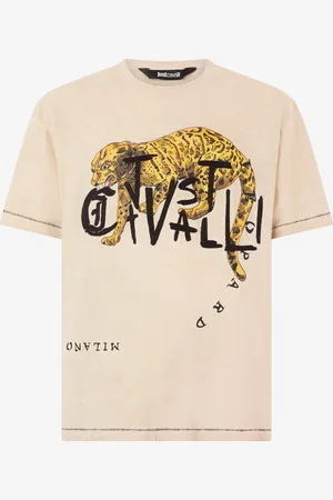 Roberto Cavalli Camiseta Con Leopardo