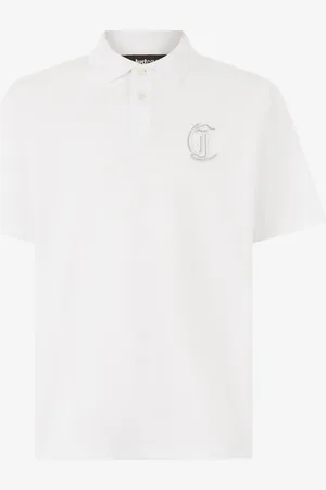 Roberto Cavalli Polo Con Monograma JC En Relieve