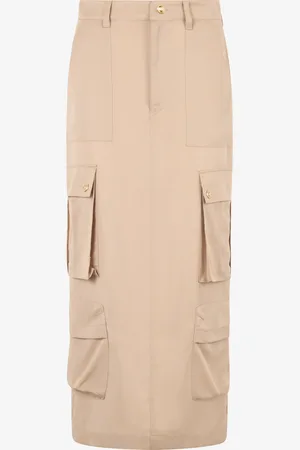 Roberto Cavalli Falda Larga Estilo Cargo