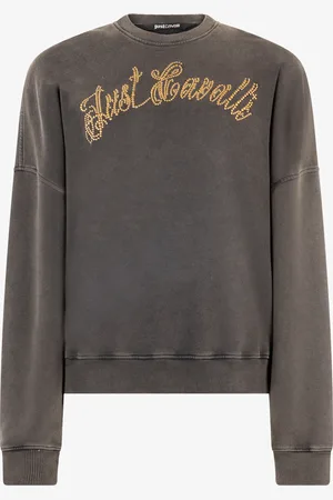 Roberto Cavalli Sudadera Con Logotipo De Tachuelas Joya