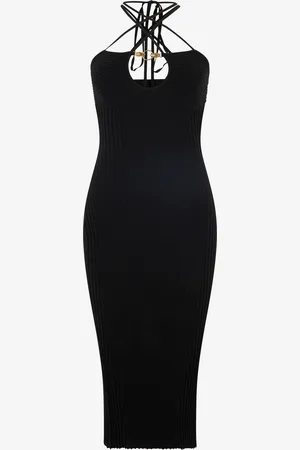 Roberto Cavalli Vestido Midi De Canalé