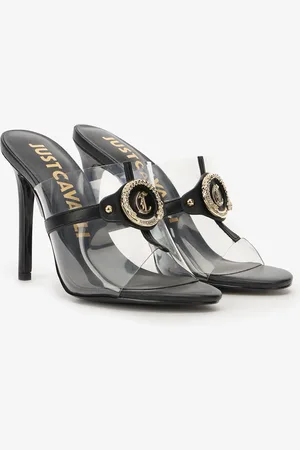 Roberto Cavalli Sandalias Con Pala Transparente