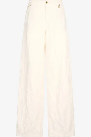 Roberto Cavalli Pantalones Anchos Estructurados