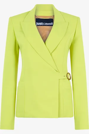 Roberto Cavalli Chaqueta Con Cinturón Lateral