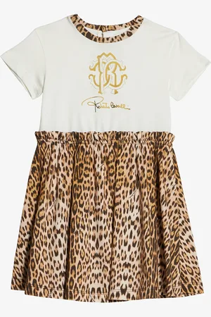 Roberto Cavalli Vestido Con Estampado Jaguar Skin