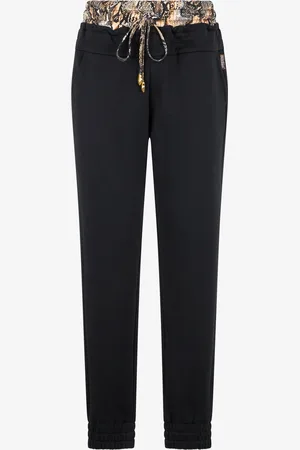 Roberto Cavalli Pantalones Deportivos Con Estampado Python En La Cintura