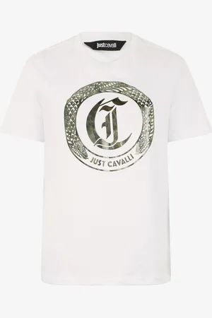 Roberto Cavalli Camiseta Con Monograma JC