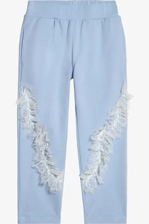 Roberto Cavalli Pantalones Deportivos Con Encaje Floral