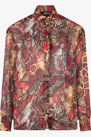 Roberto Cavalli Camisa Con Estampado Python