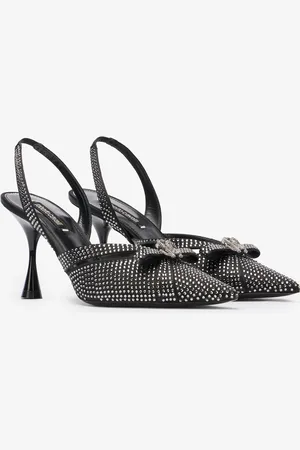 Roberto Cavalli Zapatos Destalonados Con Pedrería