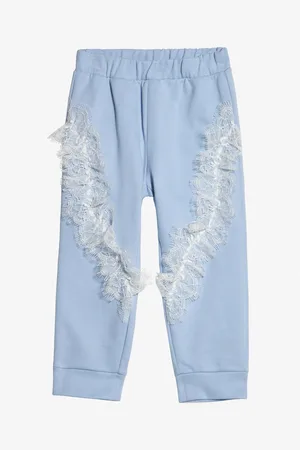 Roberto Cavalli Pantalones Deportivos Con Volantes De Encaje