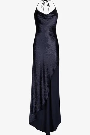 Roberto Cavalli Vestido Largo con Escote Drapeado