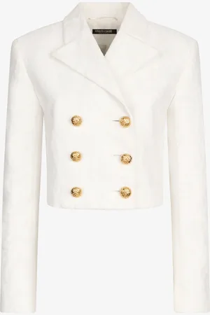 Roberto Cavalli Chaqueta Corta con Estampado Wall