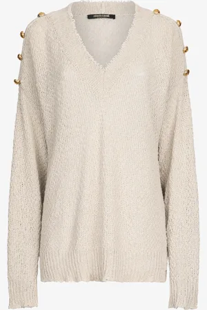 Roberto Cavalli Jersey con Botones Decorativos