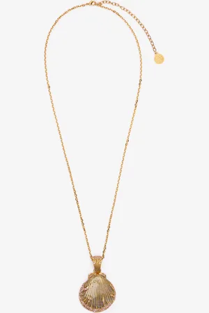 Roberto Cavalli Collar Con Colgante De Concha