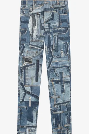 Roberto Cavalli Jeans ajustados de la Colección Cápsula Patchwork
