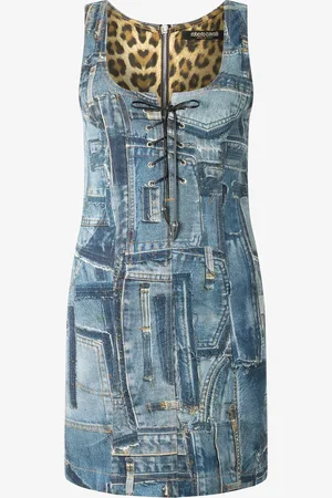 Roberto Cavalli Vestido corto de la Colección Cápsula Patchwork