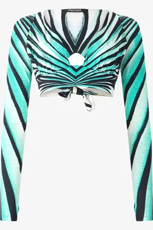 Roberto Cavalli Top Estampado Ray Of Sea