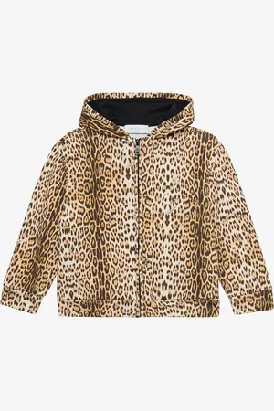Roberto Cavalli Sudadera Con Capucha Y Estampado Jaguar Skin
