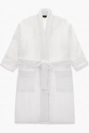 Roberto Cavalli Crystal Snakes terry cotton bathrobe.