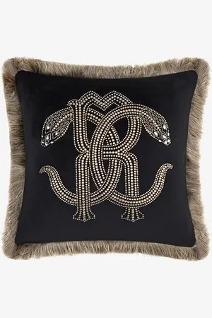 Roberto Cavalli Cushion Crystal Snakes 40x40