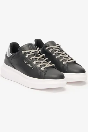 Roberto Cavalli Zapatillas Con Cordones Y Pedrería