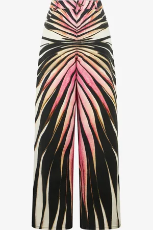 Roberto Cavalli Vaqueros Con Estampado Ray Of Pink