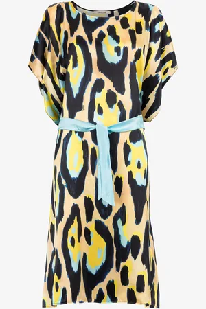 Roberto Cavalli Leopard print beach dress