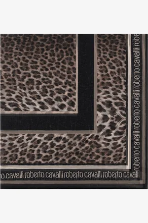 Roberto Cavalli Shawl with Giaguaro Heritage print