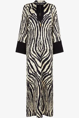 Roberto Cavalli Vestido maxi con estampado Freedom